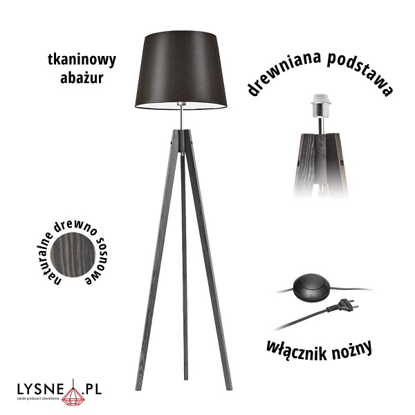 Lampa podłogowa ARUBA  Lysne