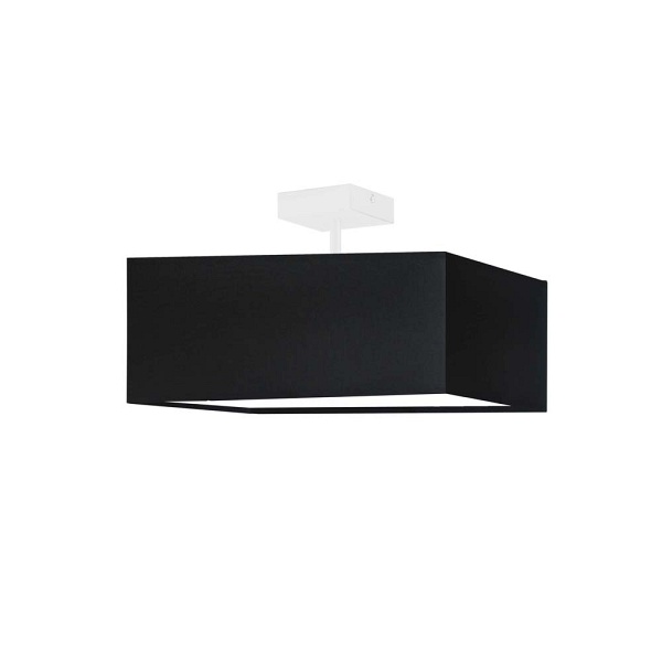 Żyrandol do sypialni ALBA - kolor czarny  Lysne