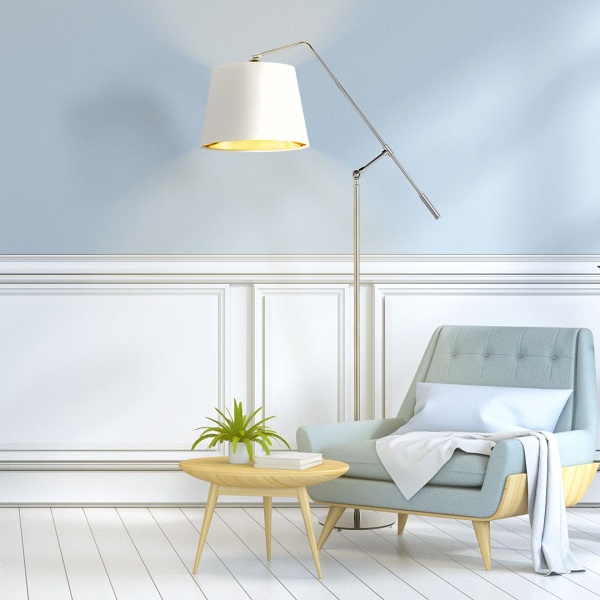 Lampa Nowoczesna  podłogowa FOYA GOLD  Lysne