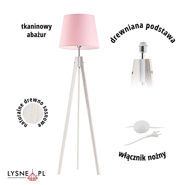 Lampa stojąca dziecięca ARUBA  Lysne