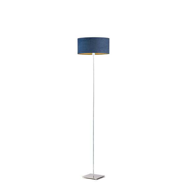Lampa Designerska  sypialniana ze złotym wnętrzem MEKSYK VELUR   Lysne