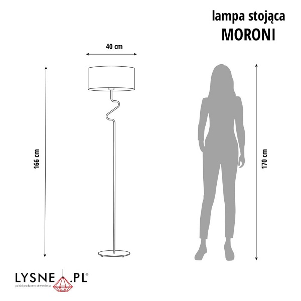 Lampa Geometryczna  podłogowa MORONI ECO  Lysne