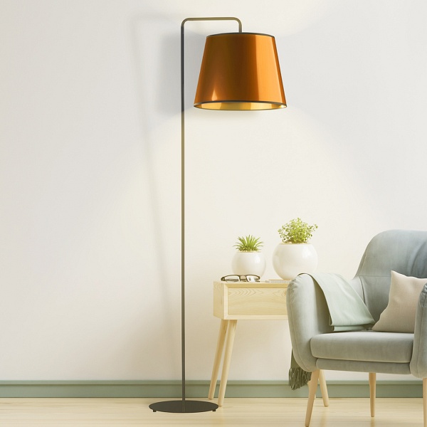 Lampa stojąca do salonu RIJAD MIRROR  Lysne