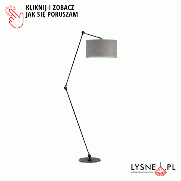 Lampa sypialniana BARI VELUR  Lysne