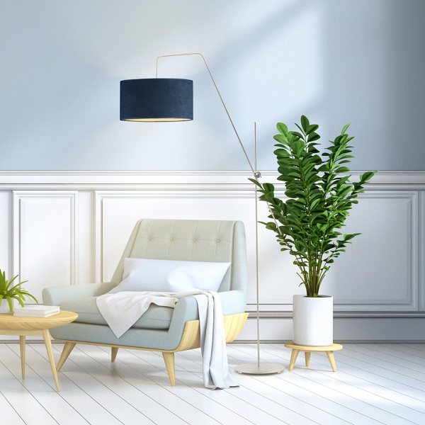 Lampa z regulacją kąta padania światła BILBAO VELUR  Lysne