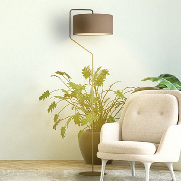 Lampa Modna  podłogowa TESALLIA z włącznikiem nożnym  Lysne