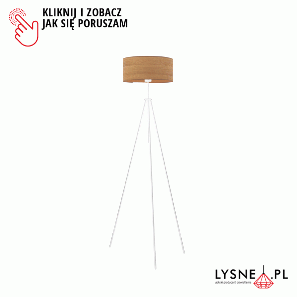 Lampa stojąca typu tripod MALMO ECO  Lysne