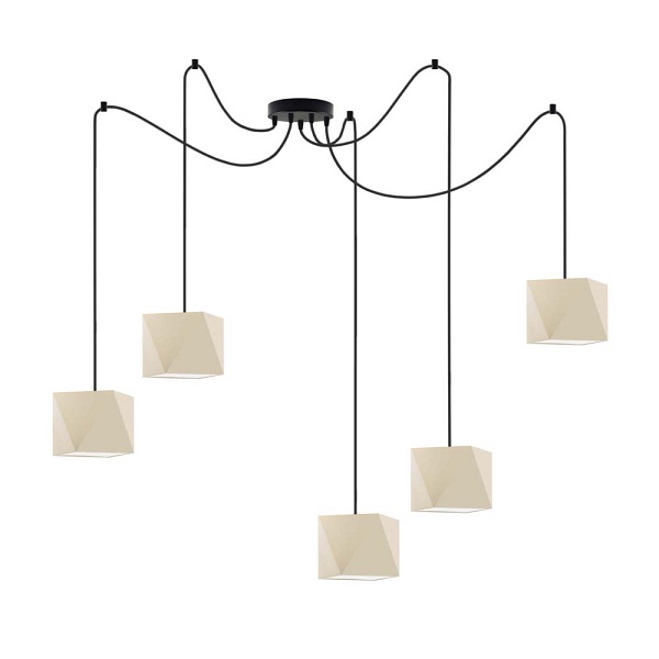 Żyrandol sufitowy pająk KANO D5  Lysne