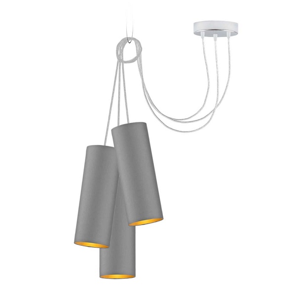 Lampa sufitowa z regulowaną wysokością VIZELA T3 GOLD  Lysne