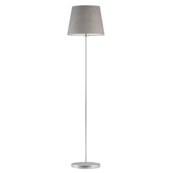 Lampa wisząca z regulacją wysokości HAJFA VELUR fi - 40 cm - kolor szary  Lysne