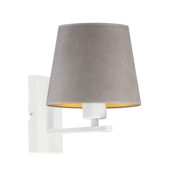 Kinkiet ze złotym wnętrzem HVAR VELUR  Lysne