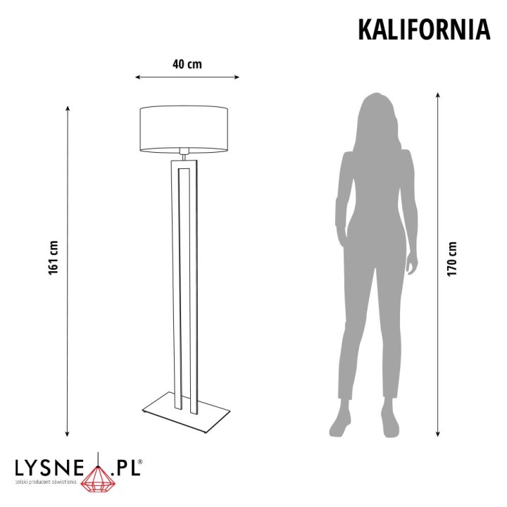 Lampa Nowoczesna  podłogowa PALERMO   Lysne