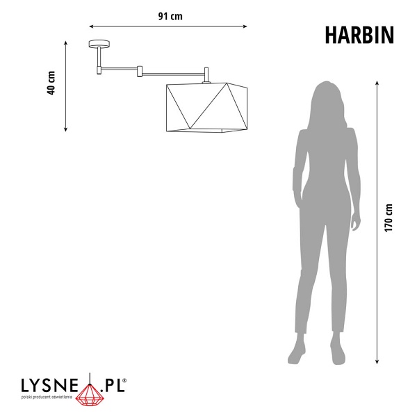 Plafoniera HARBIN  Lysne