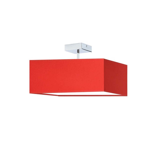 Żyrandol sufitowy ALBA - kolor czerwony  Lysne