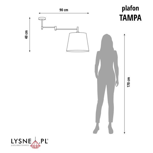 Żyrandol do jadalni TAMPA VELUR  Lysne