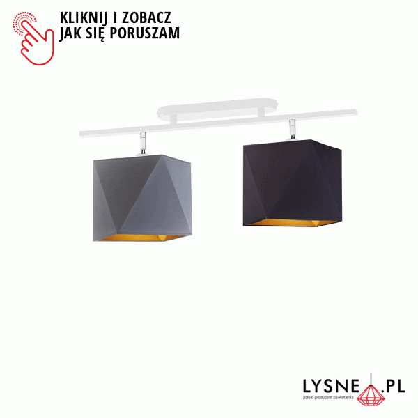 Lampa Przysufitowa  biurowa AKRON GOLD  Lysne