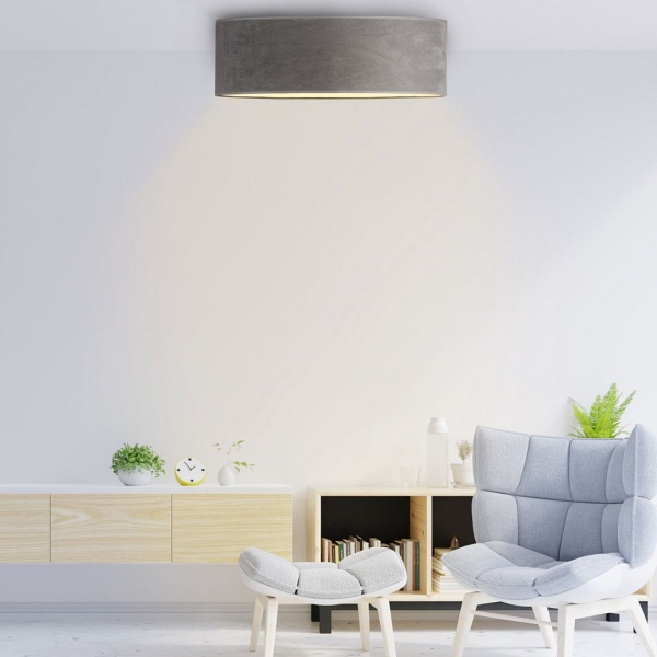 Plafon Designerska iera  MEDINA VELUR fi - 80 cm  Lysne