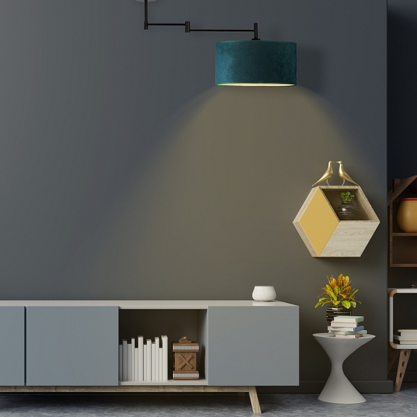 Lampa Nowoczesna  przysufitowa RANGUN VELUR  Lysne