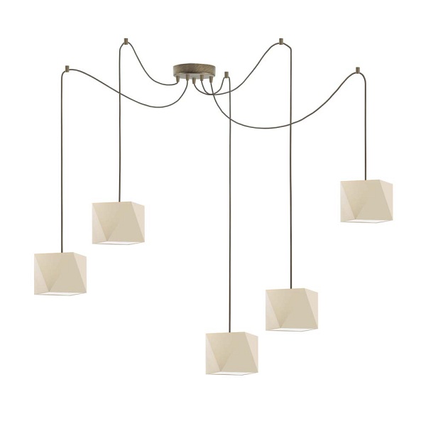 Żyrandol sufitowy pająk KANO D5  Lysne