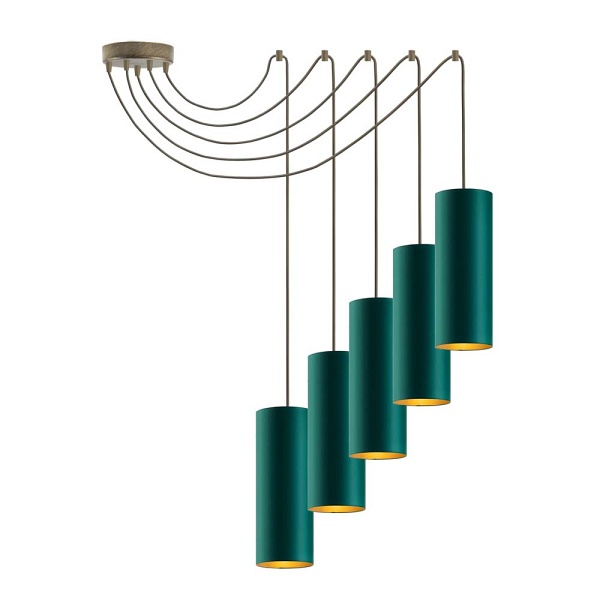 Lampa wisząca nad stół VIZELA T5  GOLD  Lysne