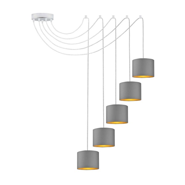 Żyrandol Sufitowy żyrandol pająk WAIKIKI W5 GOLD  Lysne