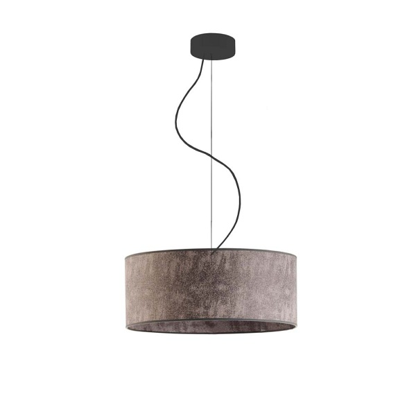Lampa wisząca nad stół HAJFA fi - 40 cm - kolor szary melanż  Lysne