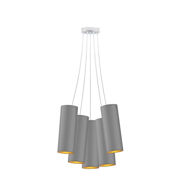 Lampa Designerska  wisząca pająk VIZELA T5 GOLD  Lysne