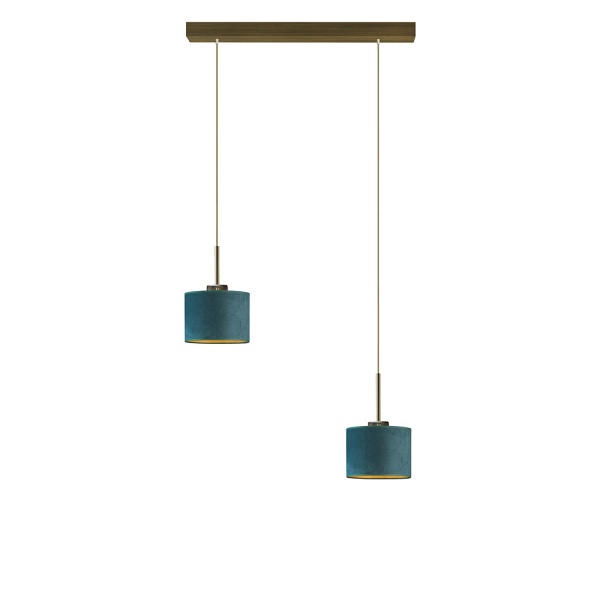 Lampa wisząca asymetryczna welurowa MONTANA VELUR  Lysne