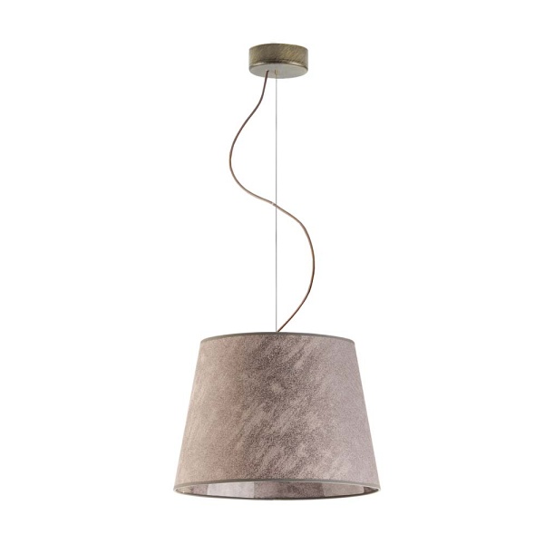 Żyrandol Nowoczesny żyrandol do kuchni TUNIS - kolor szary melanż  Lysne