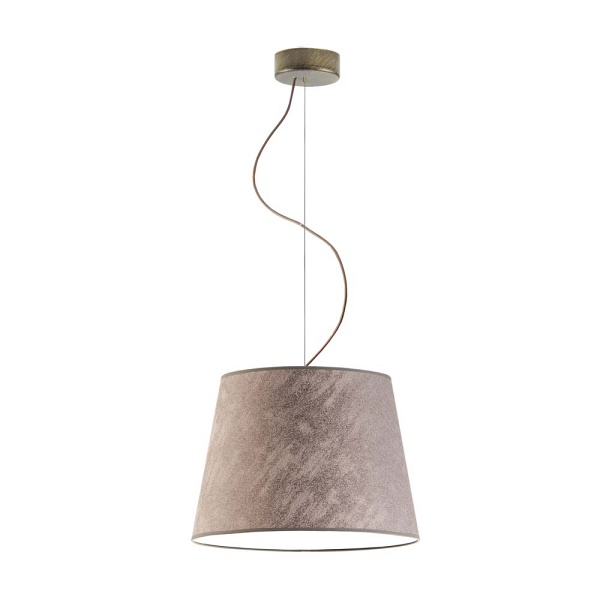 Żyrandol Nowoczesny żyrandol do kuchni TUNIS - kolor szary melanż  Lysne