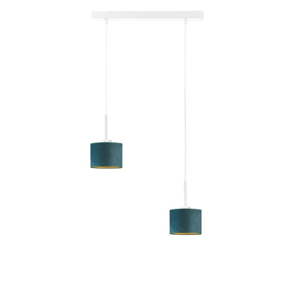 Lampa wisząca asymetryczna welurowa MONTANA VELUR  Lysne