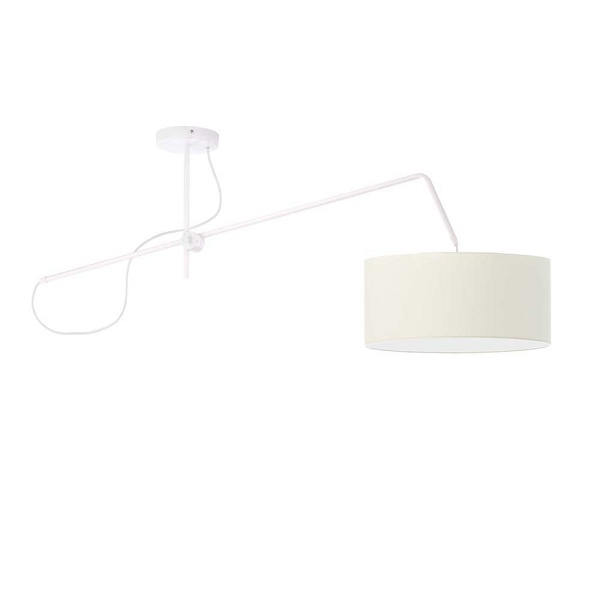 Lampa Biała  wisząca RIO  Lysne