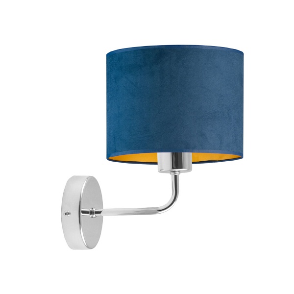 Kinkiet Nowoczesny  ze złotym wnętrzem MODENA VELUR  Lysne