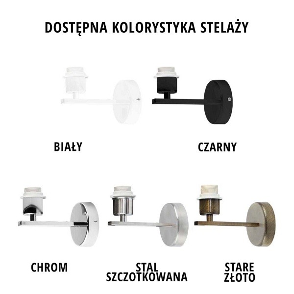 Nowoczesne oświetlenie ścienne MEDELIN VELUR  Lysne