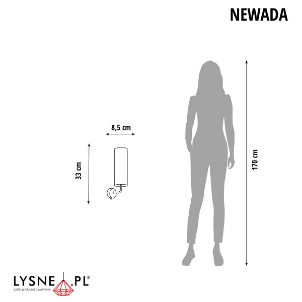Oprawa ścienna NEWADA   Lysne