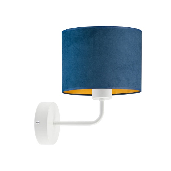 Kinkiet Nowoczesny  ze złotym wnętrzem MODENA VELUR  Lysne