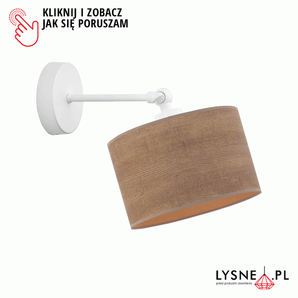 Kinkiet Nowoczesny  ścienny TETE ECO  Lysne