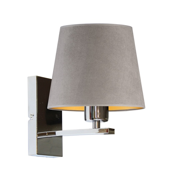 Kinkiet ze złotym wnętrzem HVAR VELUR  Lysne