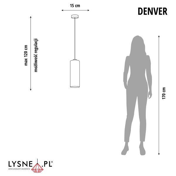 Żyrandol dla dziewczynki DENVER   Lysne