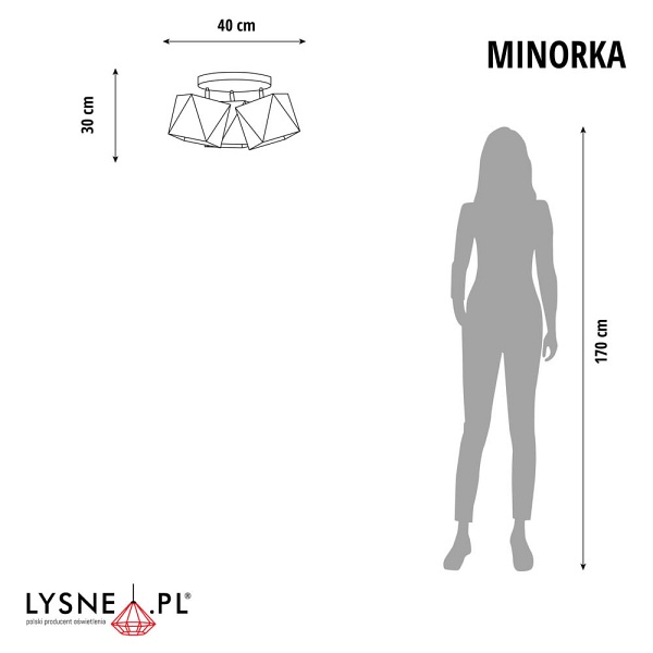 Plafon do jadalni MINORKA   Lysne