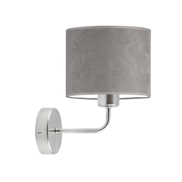 Kinkiet na białym stelażu MODENA VELUR  Lysne