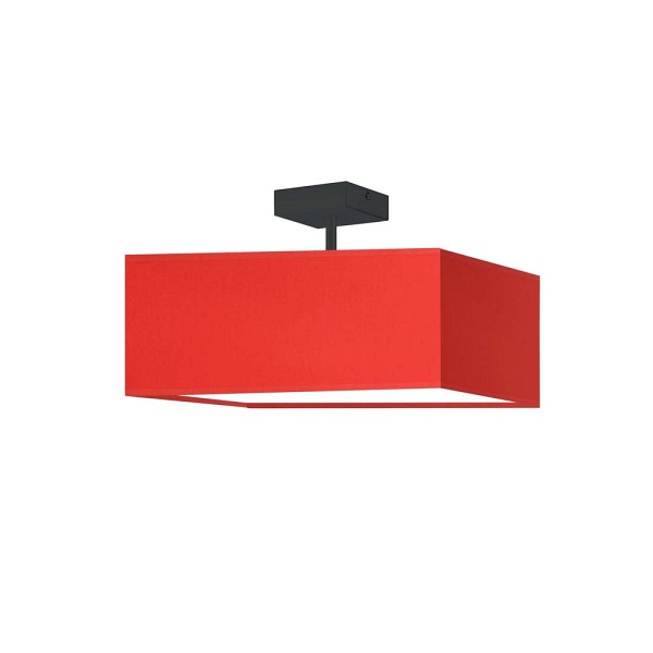 Żyrandol sufitowy ALBA - kolor czerwony  Lysne