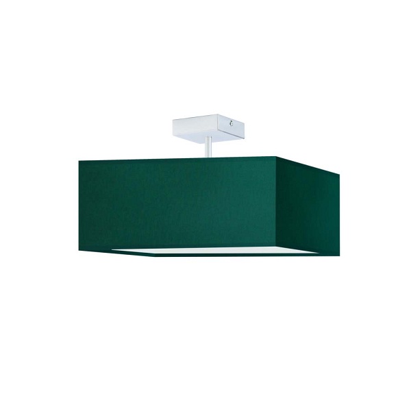 Lampa sufitowa do salonu ALBA - kolor zieleń butelkowa  Lysne