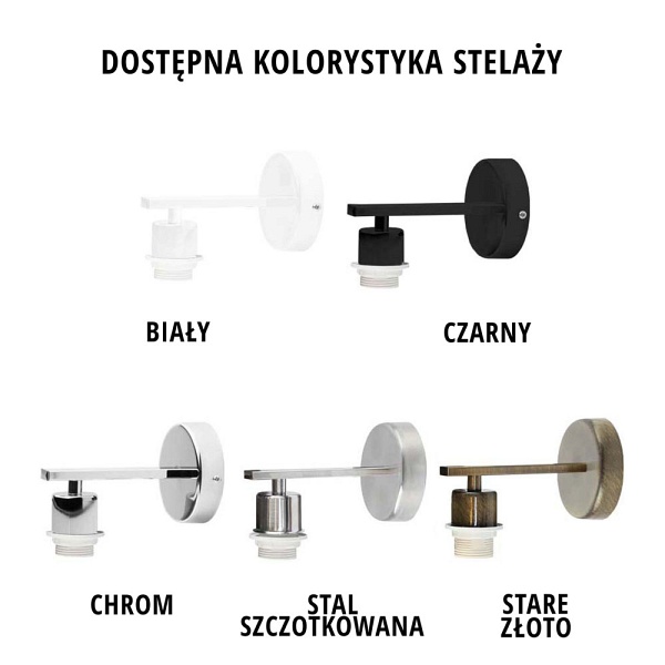 Nowoczesna oprawa ścienna LUANDA VELUR  Lysne