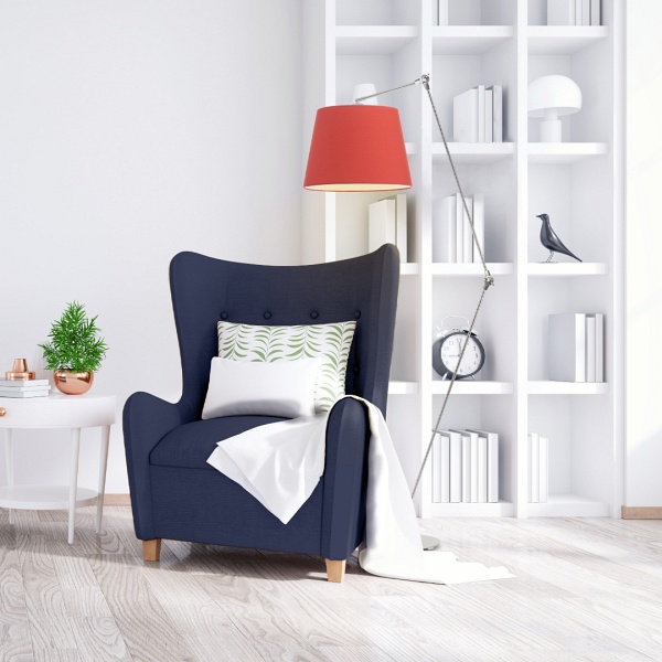 Lampa stojąca do czytania z regulacją światła MANILA  Lysne