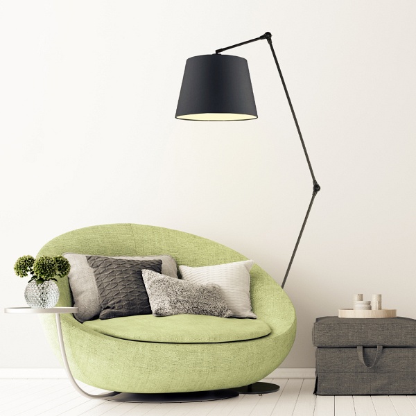 Lampa stojąca z regulacją wysokości  MANILA  Lysne