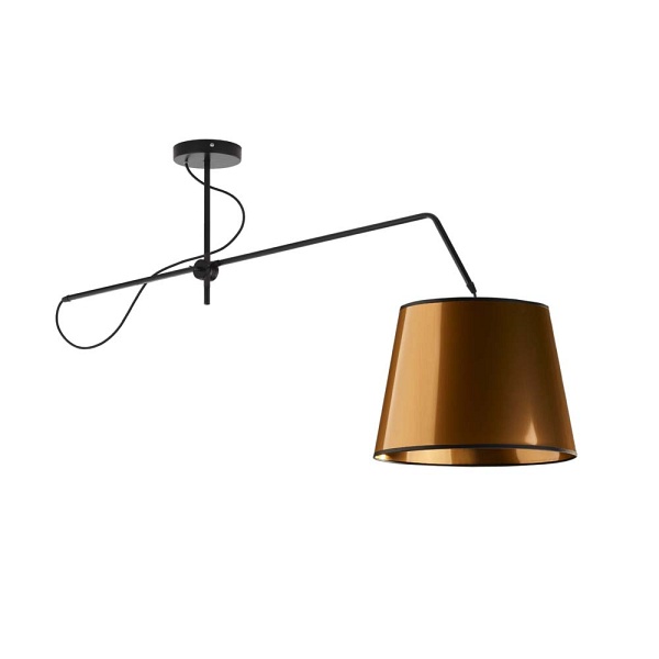 Żyrandol do sypialni na wysięgniku OVIEDO MIRROR  Lysne