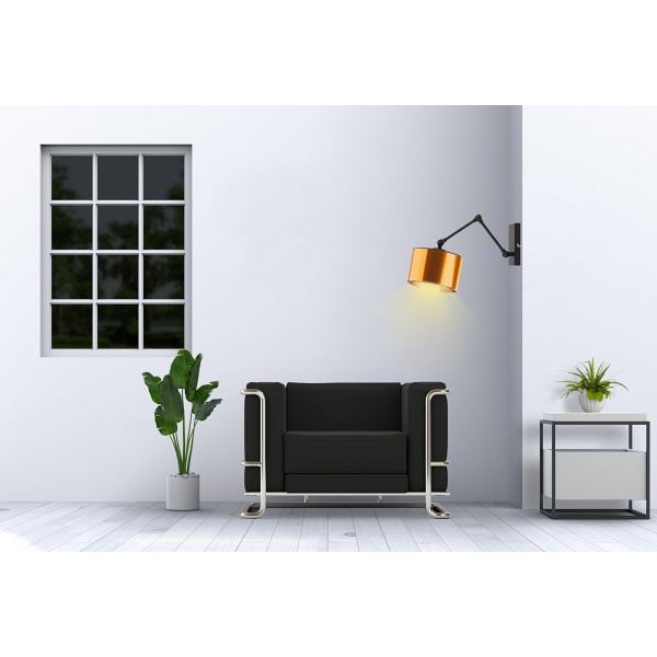 Kinkiet do sypialni nad łóżko TULON MIRROR  Lysne