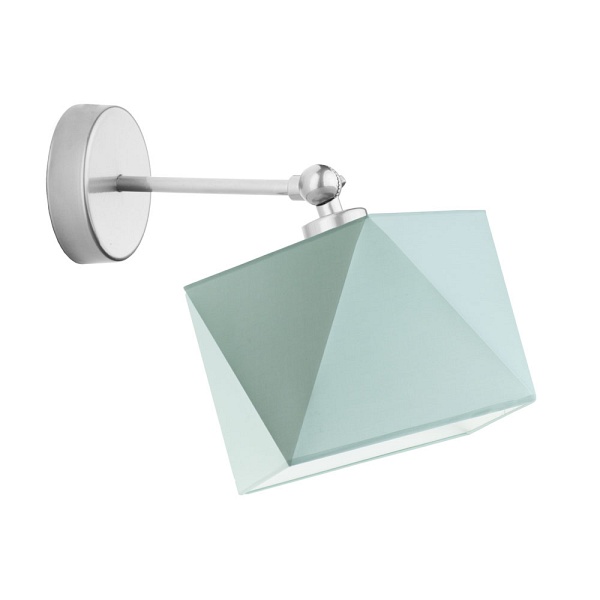 Lampka Biała  ścienna ze złotym wnętrzem TIRANA GOLD  Lysne