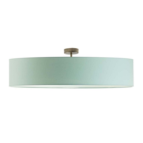 Plafon Nowoczesny  do pokoju dziecka GRENADA fi - 100 cm - kolor miętowy  Lysne